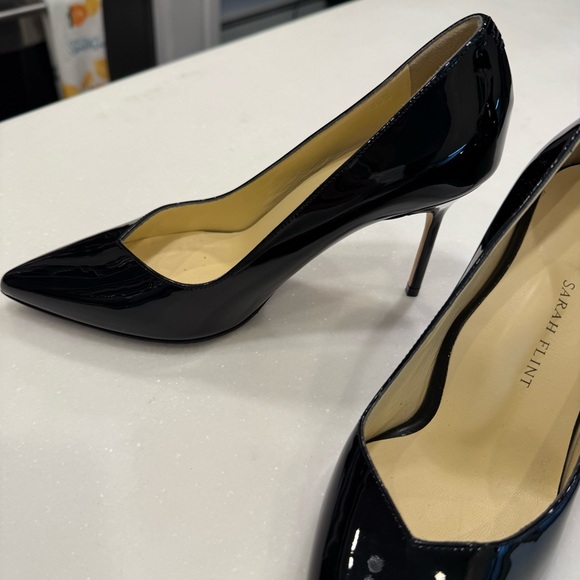 Sarah Flint Women’s Perfect Pump 85 Black Patent Leather Comfort Sz 7 EU 37 NEW - Picture 6 of 13